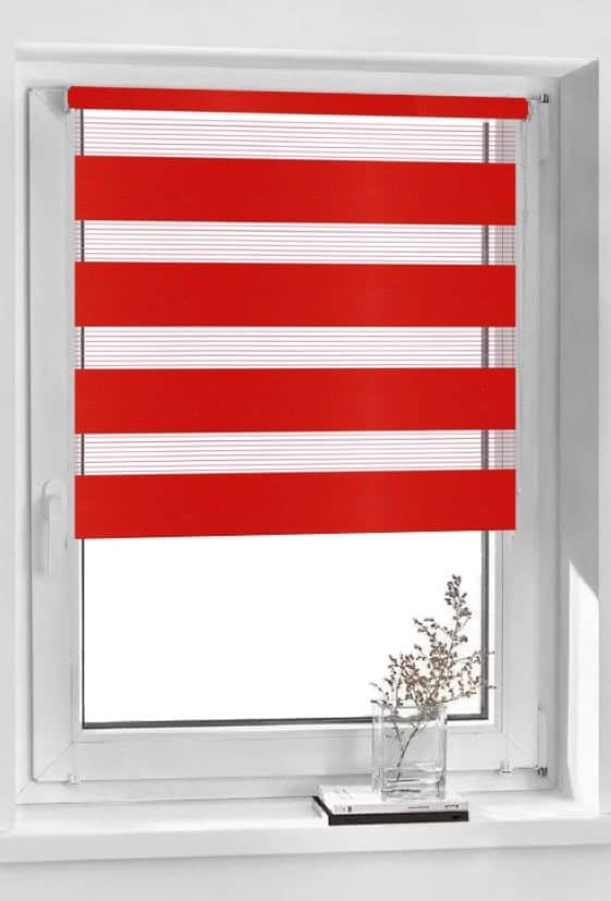 Day and Night rolete plaine-red Day and Night rolete plaine-red