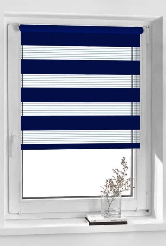 Day and Night rulouri plaine-crown-blue