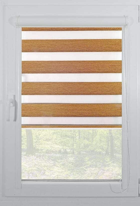 rolete textile day night casetate alb elegance-t105