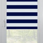 rolete textile day night casetate alb plaine crown blue