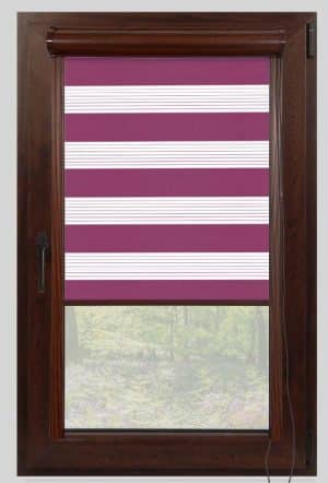 rolete textile day night casetate nuc plaine fuchsia